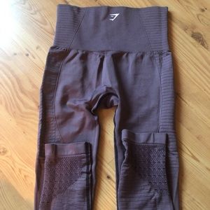 Purple Gymshark Energy Compression Leggings sm